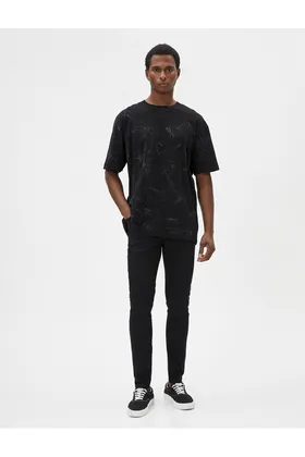 شلوار جین Skinny Fit - Michael Jean 4SAM40043ND
