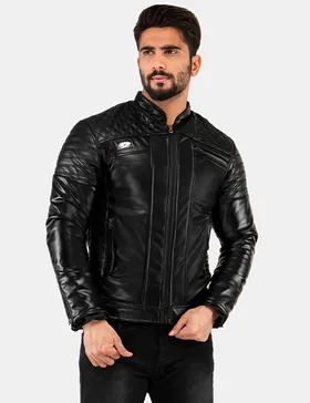 کاپشن چرم مردانه Enzo
