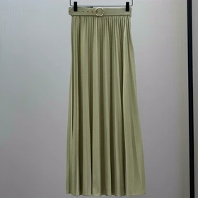 دامن پلیسه کمربند دار