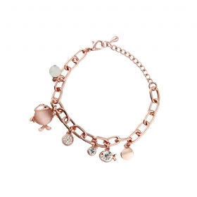 دستبند زنانه مدل ماهی فانتزی