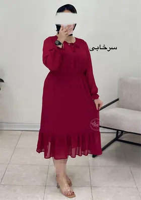 پیراهن حریر هیلدا (ایراد دار)