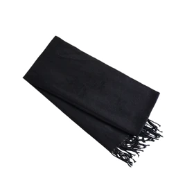 شال گردن دو رو مشکی و بژ