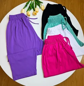 شلوارک ساده رنگی کد 774
