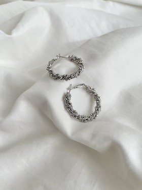 گوشواره حلقه‌ای طرح طلا
