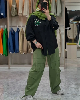 شومیز جیب بابونه