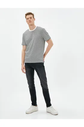 شلوار جین Skinny Fit - Michael Jean 3SAM40402ND