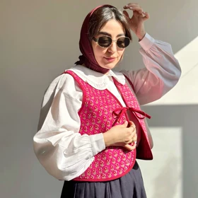 شومیز یقه ب‌ب