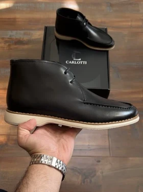 نیم بوت چرم طبیعی کدsho215