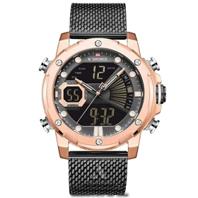 ساعت نیوی فورس بند حصیری Naviforce NF9172KRg