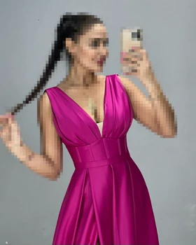 پیراهن ماکسی ساتن