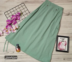 دامن لینن زنانه کد 50193