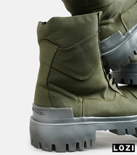 بوت مردانه سبز BALENCIAGA مدل 6383