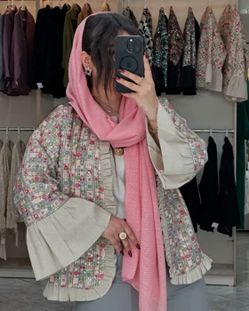 کت سوزن دوزی لینن