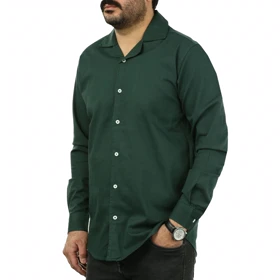 پیراهن کتان یقه انگلیسی مردانه تن کوک مدل 1204932