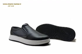 کفش ونس مردانه بدون بند چرم طبیعی si147