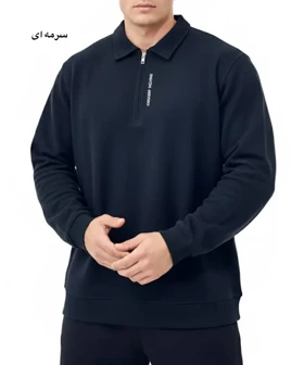 پلیور دورس مردانه جلو زیپ فرهان