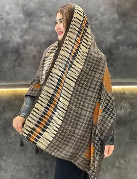 شال طرح دار کد : L117D