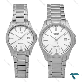 ساعت ست کاسیو 1183 اصل نقره ای Casio-7461-S