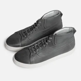 کتانی نیم‌ساق دژفول گازولین دودی - GAAZOLIN Dejfull-Mid Sneakers Grey C
