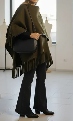 پانچو سرخپوستی مادی رژ