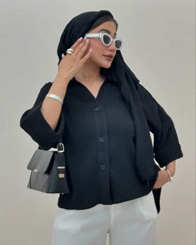 شومیز پشت بلند پاکتی دبل‌فیس