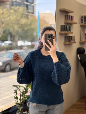 بولیز بافت مارشال_8134 (سرمه ای)
