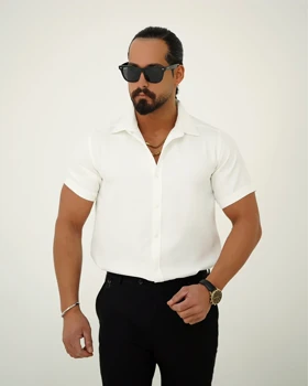 پیراهن آستین کوتاه ساده