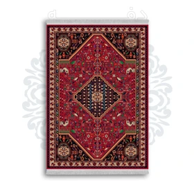 *جدید* فرشینه از جنس پارچه شانل مخمل ترک طرح فانتزی برند دفه کد 149