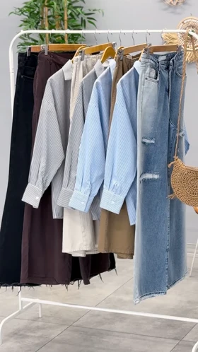 شومیز راه‌راه بیسیک