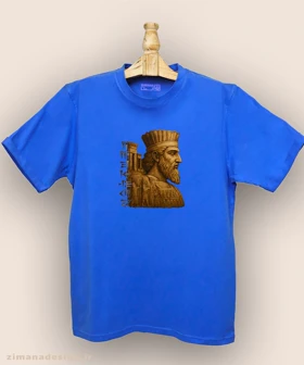 تیشرت مردانه و زنانه اصیل ایرانی طرح داریوش بزرگ کد 1002