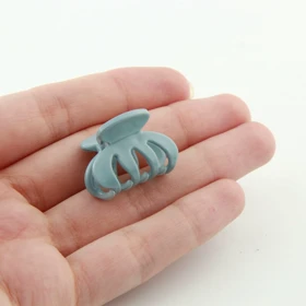 کلیپس مو زنانه مدل خرچنگی (آبی)