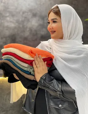 شال برشکا دور ریش کد : L176