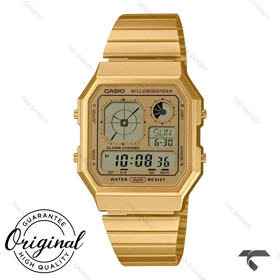 ساعت کاسیو A130WEG-9A اصل بند استیل Casio-11931-U