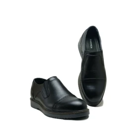 کفش رسمی مردانه بدون بند چرم طبیعی برت کد si985