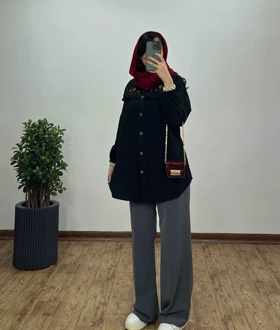 تونیک مانتویی درافشان