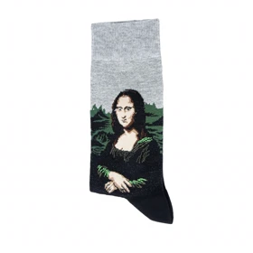 جوراب ساق بلند طرحدار مردانه مدل me 3046