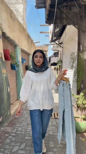شلوار مام جین