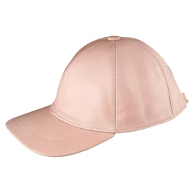 کلاه کپ چرم یلسان مدل کیهان کد 048-GOS (صورتی)