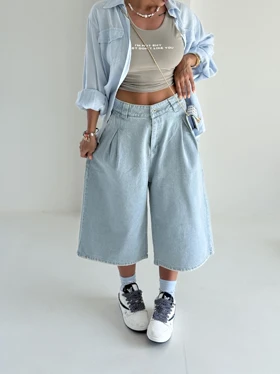 شلوار برمودا پیله ای