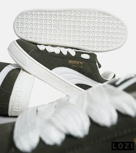 کفش کتانی ورزشی سبز مردانه و زنانه PUMA suede XL