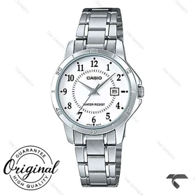 ساعت زنانه کاسیو LTP-V004D-7B سیلور صفحه سفید Casio-10311-L