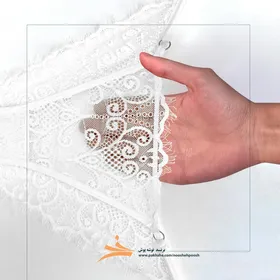 ست دانتل فنردار سفید برند نوشه پوش