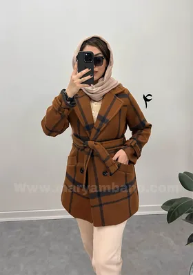 پالتو کوتاه چهارخونه