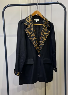 کت یقه پلنگی