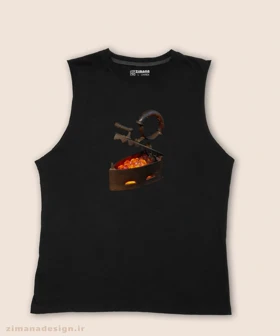 تاپ مردانه و زنانه نوستالژی طرح اتو ذغالی