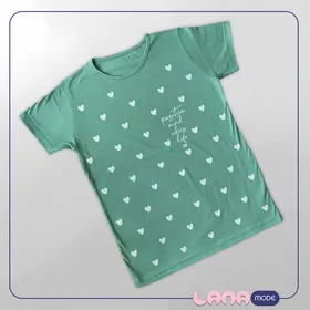 تیشرت قلبی (رنگبندی کامل)