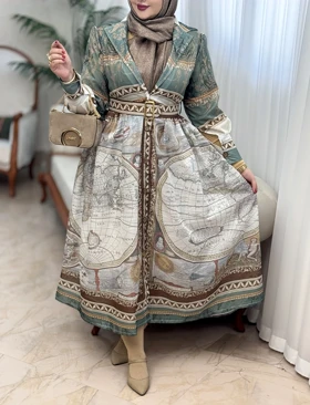 پیراهن ساتن سیلک پریرخ 3145