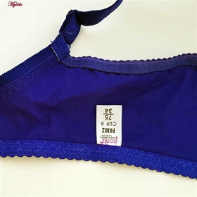 سوتین فنردار آبی کاربنی پانیذ کد 22204