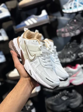 کتانی V2K مردانه سفید قهوه ای