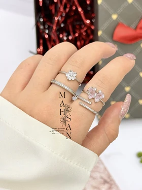 پک انگشتر 3عددی مدل رزیتا